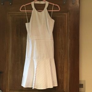 PARKER white halter dress. Size M. New w/ tags.